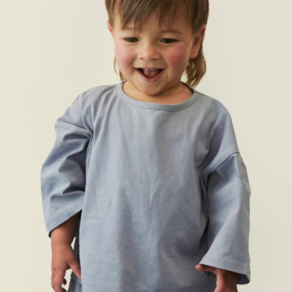 GRAY LABEL Triko Dropped Shoulder GOTS - Stone Grey