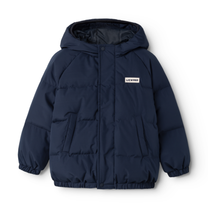 LIEWOOD Péřová bunda Adelina – Classic Navy (1)