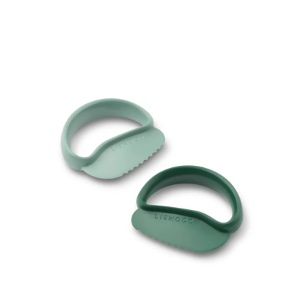 LIEWOOD Dětský kráječ Riven  2-Pack - Peppermint / Garden green